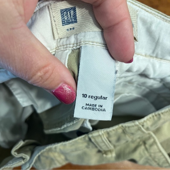 Gap Kids khaki cargo shorts size 10 100% cotton - Picture 3 of 6